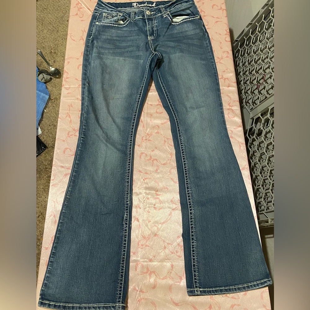 Hydraulic Dark Blue Flare Jeans